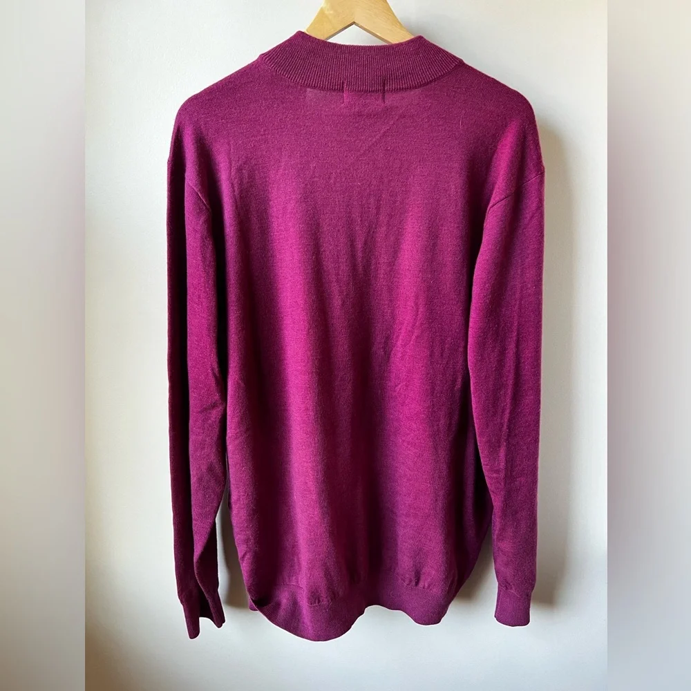 SOUTHERN TIDE Skipjack Quarter Zip Merino Wool‎ Sweater Soft Preppy Luxury XXL